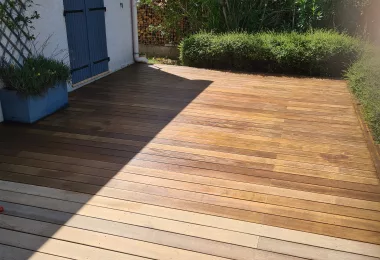 saturation d'une terrasse bois